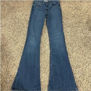 Hollister Dark Blue Flare Jeans